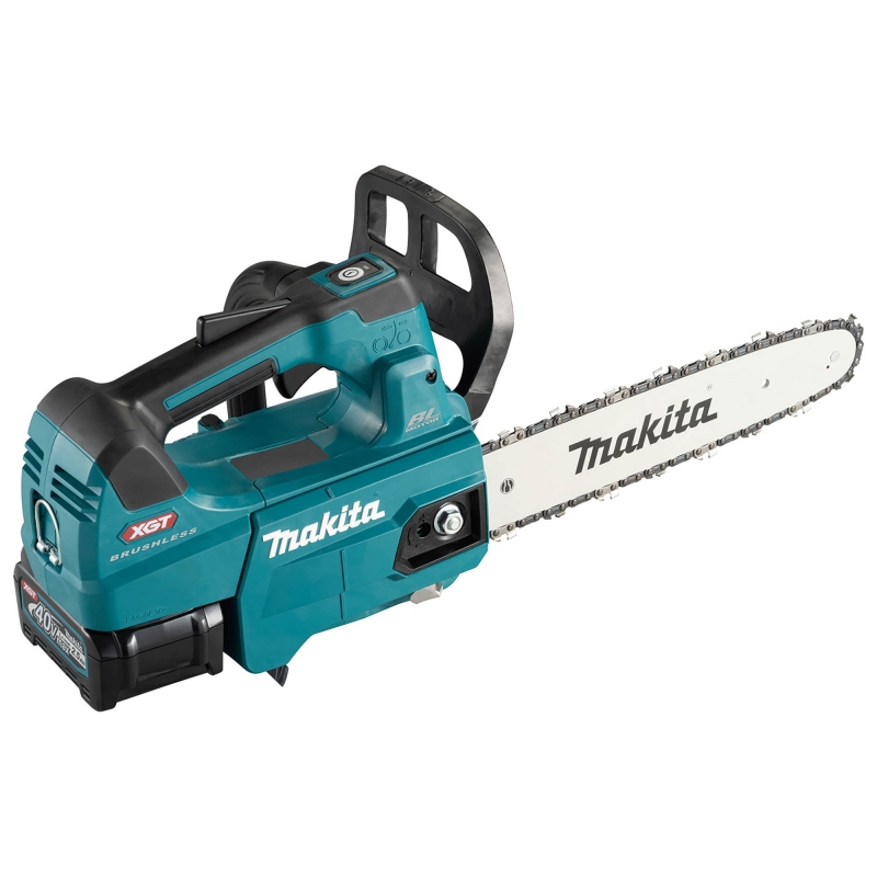 MAKITA MAKITA UC003GD202 40v Brushless Top Handle Chainsaw with 2x 2.5ah Batteries