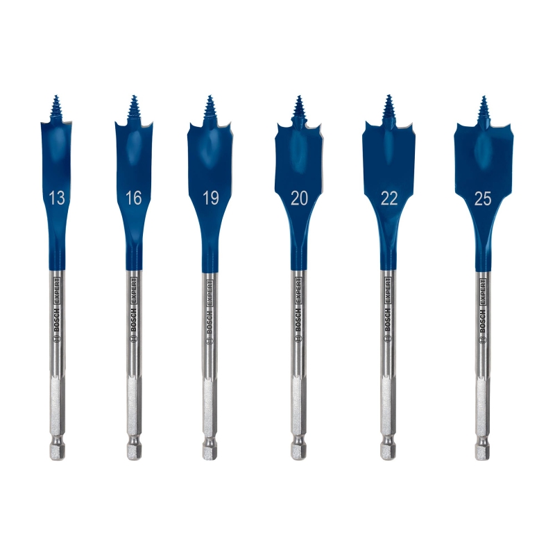 BOSCH BOSCH 2608900333 6 piece Self Cut Spade Flat Bit Set