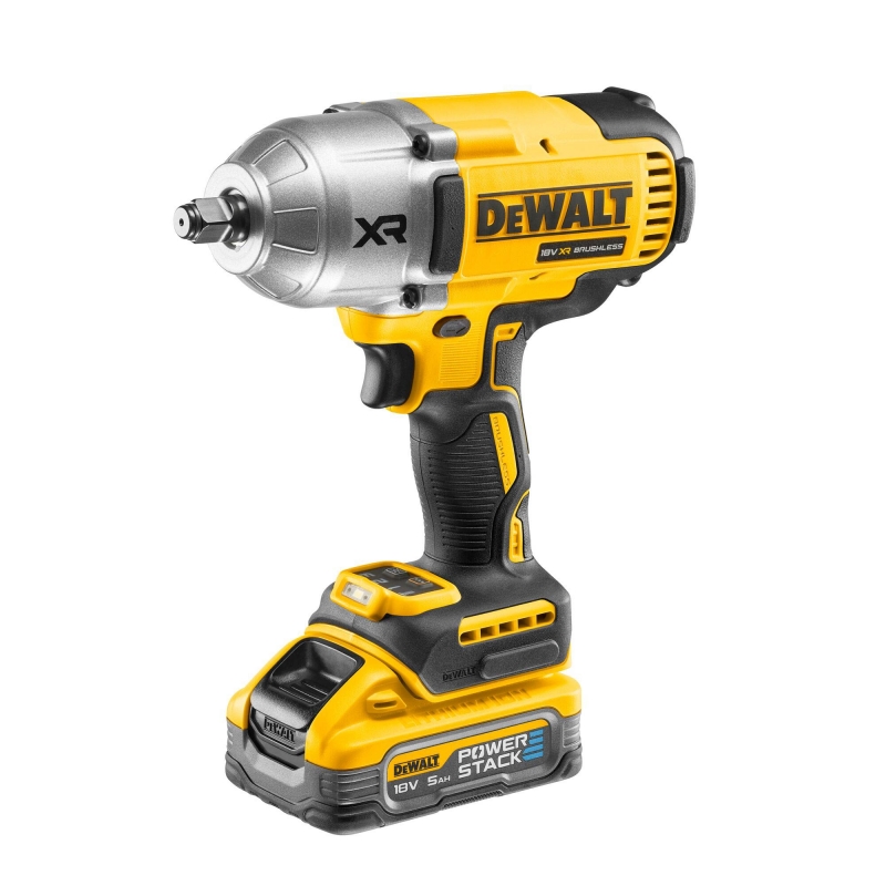 DEWALT DEWALT DCF900H2T 18v Brushless Impact Wrench with 2x5ah Powerstack Batteries