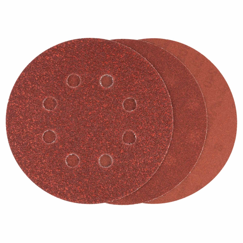 BOSCH BOSCH 2608605112 125mm Sanding Disc 8-Hole Mix 6 pack