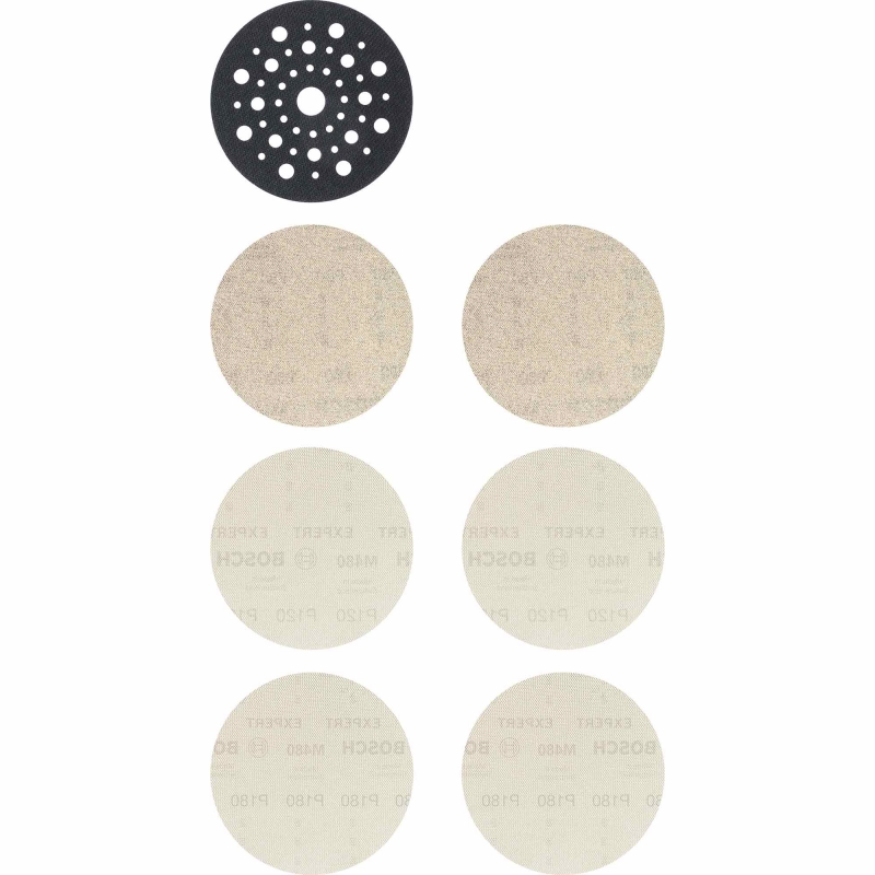 BOSCH BOSCH 2608901202 7 piece 125mm M480 Sanding Net Set