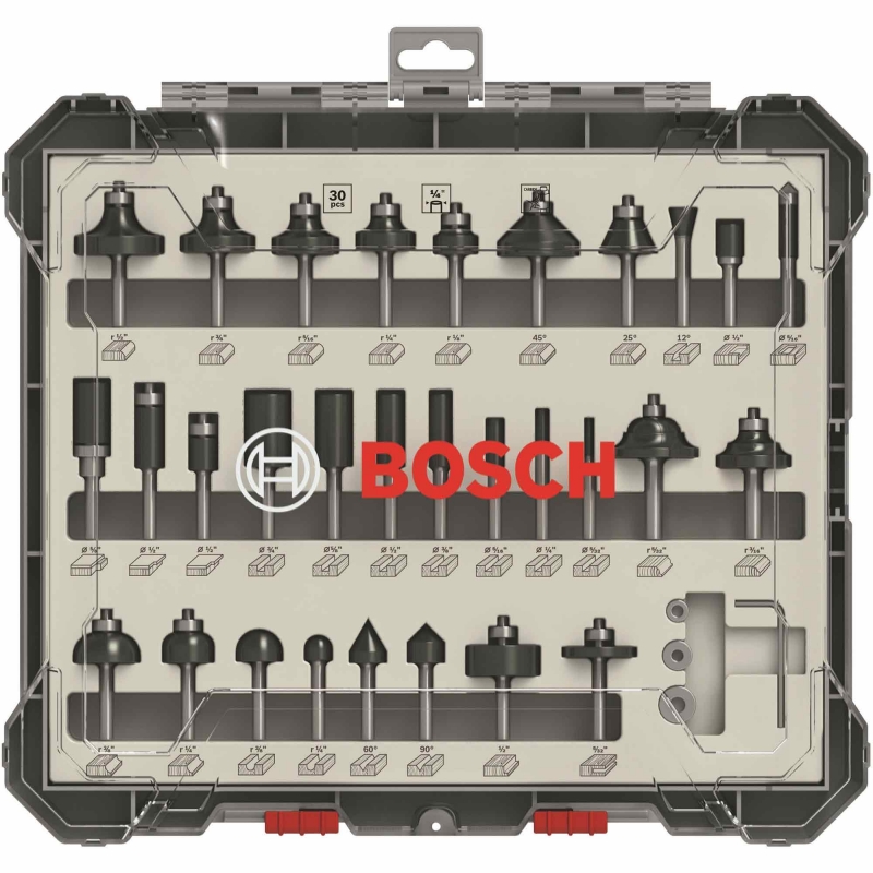 BOSCH BOSCH 2607017476 30 piece Mixed 1/4