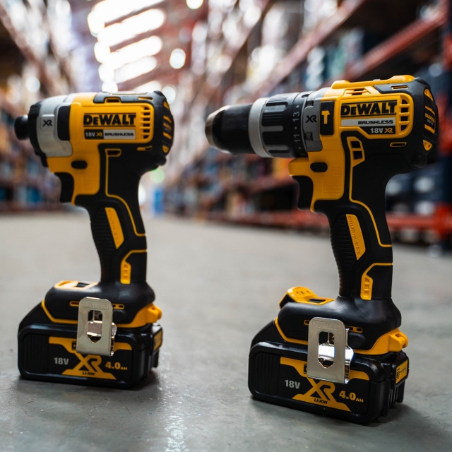 DEWALT DEWALT DCK266M2T 18v Brushless DCD796/DCF887 Twin Pack with 2x4ah Batteries