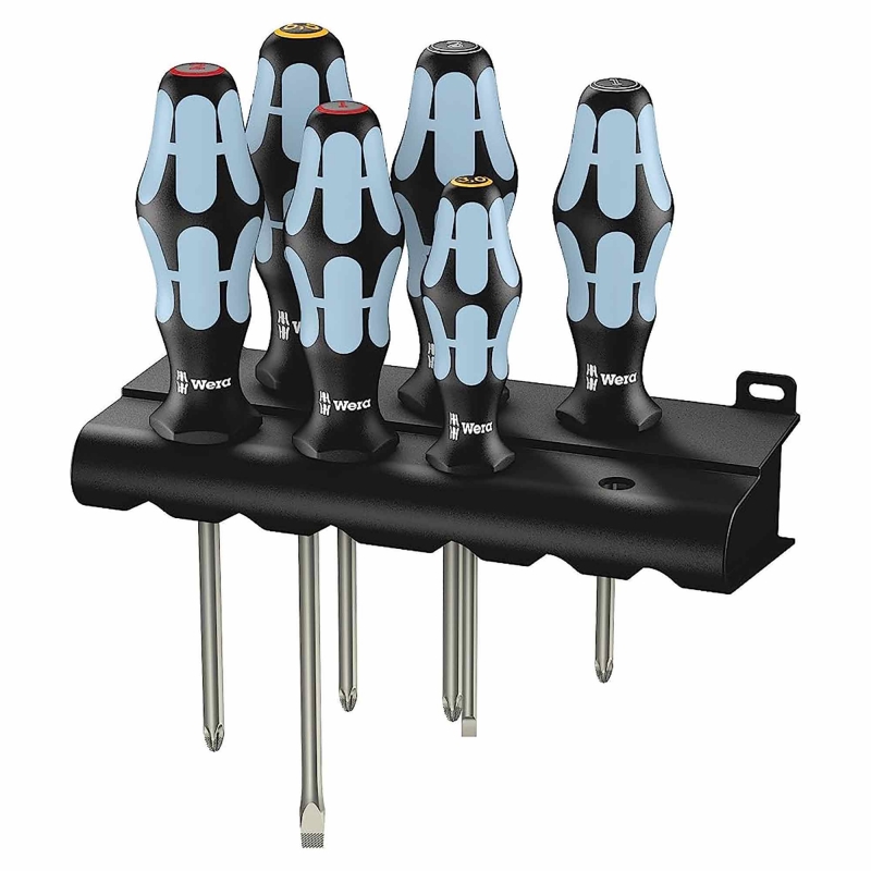 WERA WERA 3334/3350/3355/6 6 piece Stainless Steel Screwdriver Set