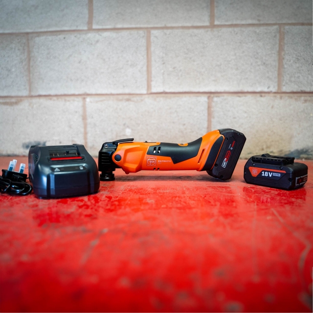 FEIN FEIN AMM500Plus Top 18v Multimaster with 2x4ah Batteries +Accessories