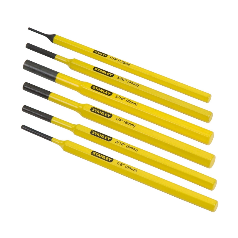 STANLEY STANLEY 4 18 226 6pc 152mm Pin Punch Kit