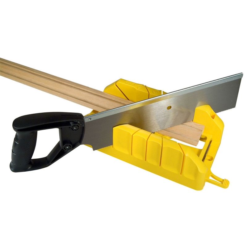 STANLEY STANLEY 1 19 800 Saw Storage Mitre Box with Saw