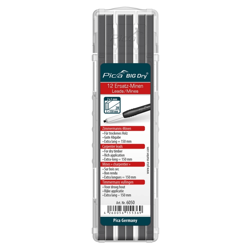 PICA PICA 6050 BIG DRY Refills Carpenter 2H 12 Pack