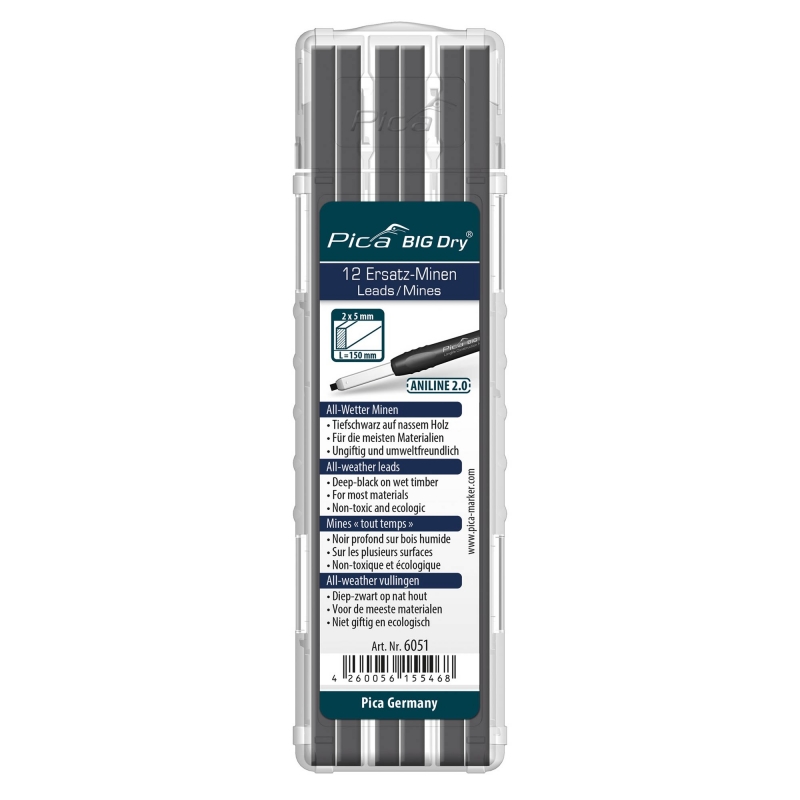 PICA PICA 6051 BIG DRY Refills - ANILINE 2.0 12 pack