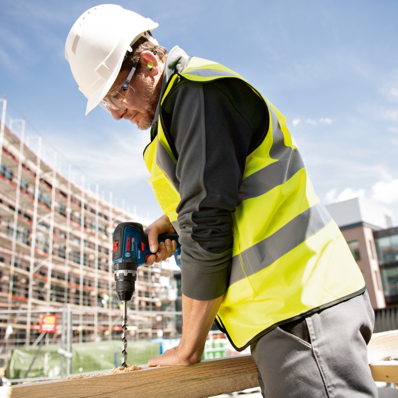 BOSCH BOSCH GSB18V-55 18v Brushless Combi Drill with 2x5ah Batteries