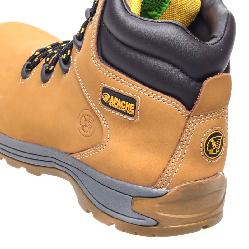 APACHE APACHE AP314CM Wheat Safety Hiker Boot