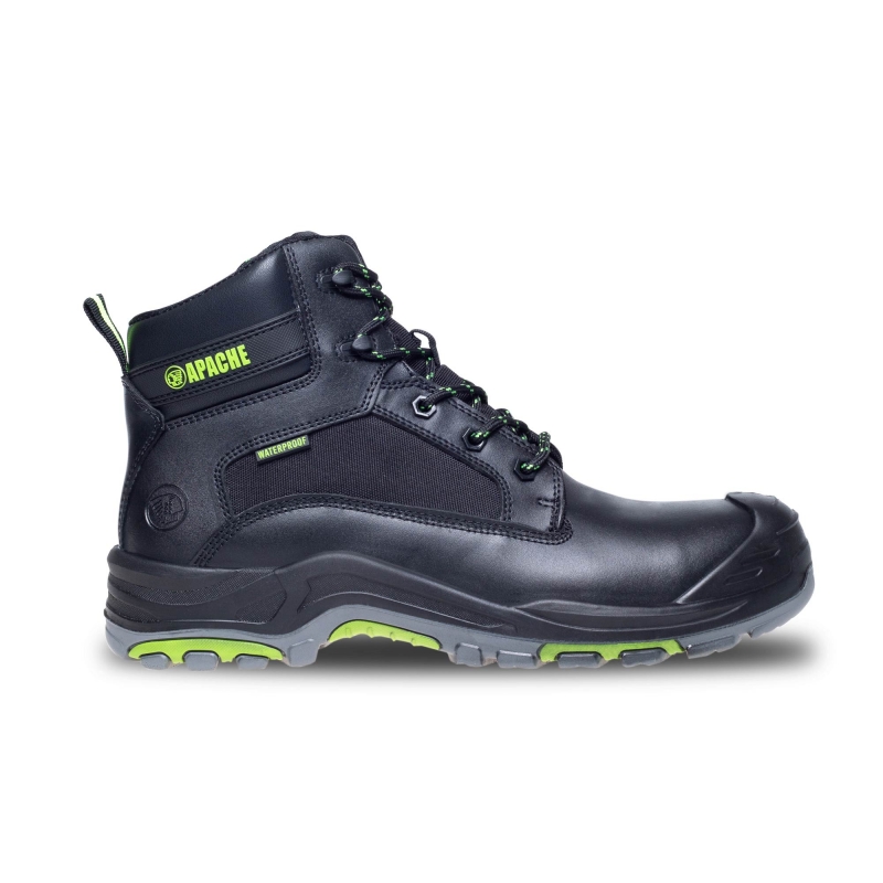 APACHE APACHE Dakota Black Safety Boots