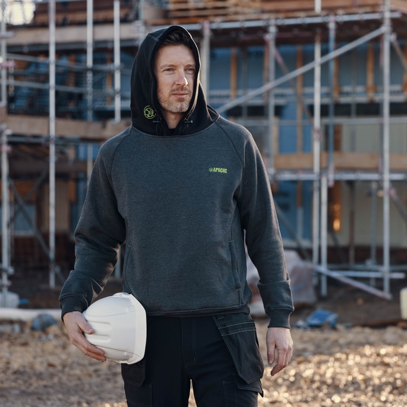 APACHE APACHE Kingston Hoody Charcoal/Black