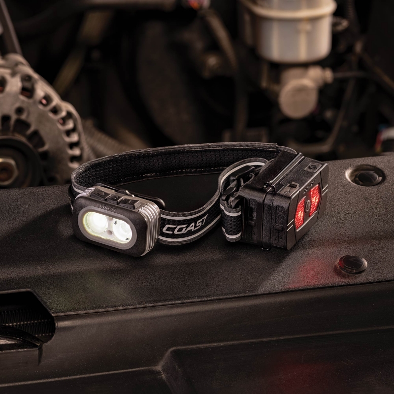 COAST COAST RL20R Dual Colour Rechargeable Head Torch