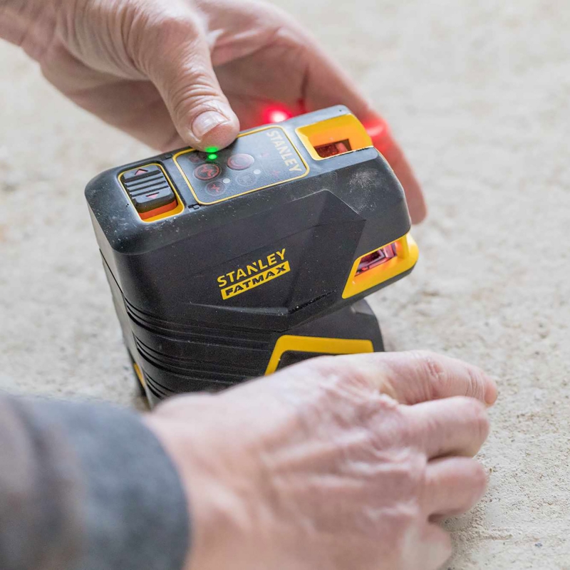 STANLEY STANLEY SCR-P5 Fatmax Cross / 5 Spot Laser - Red
