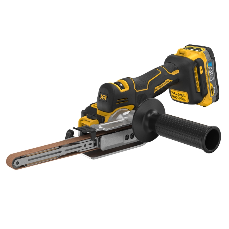 DEWALT DEWALT DCM200E2T 18v Brushless Band File with 2x Powerstack Batteries