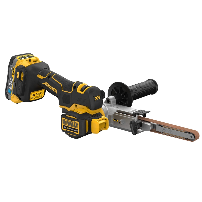 DEWALT DEWALT DCM200E2T 18v Brushless Band File with 2x Powerstack Batteries