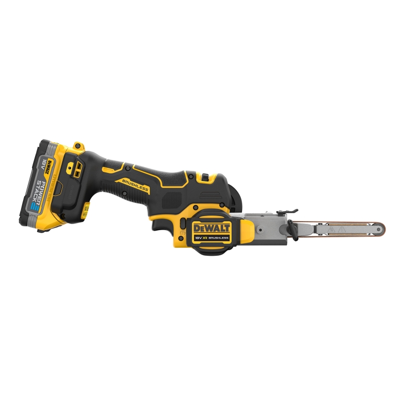 DEWALT DEWALT DCM200E2T 18v Brushless Band File with 2x Powerstack Batteries