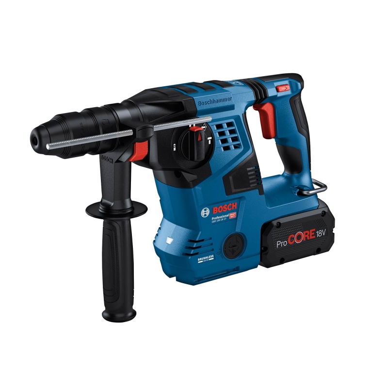 BOSCH BOSCH GBH18V-28CF 18v Brushless SDS+ Hammer with 2x5.5ah Batteries