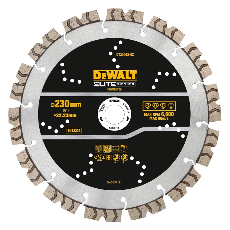 DEWALT DEWALT DT20462 230mm Elite Segment Diamond Blade