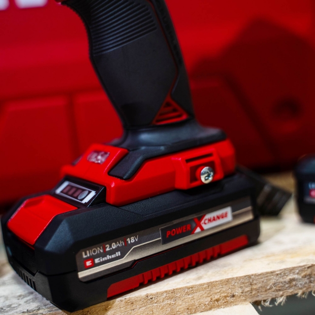 EINHELL EINHELL TE-CD18/50Li-i Brushless 18v Combi Drill with 2x2ah Batteries