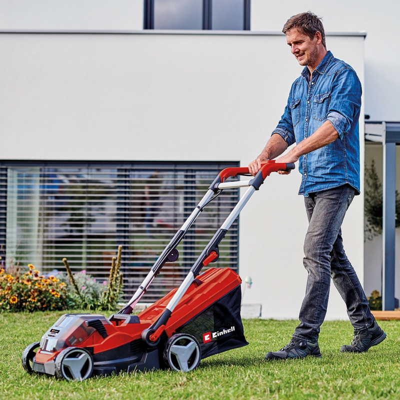 EINHELL EINHELL RASARRO36/34 PXC 36v 34cm Lawn Mower with 2x3Ah Batteries