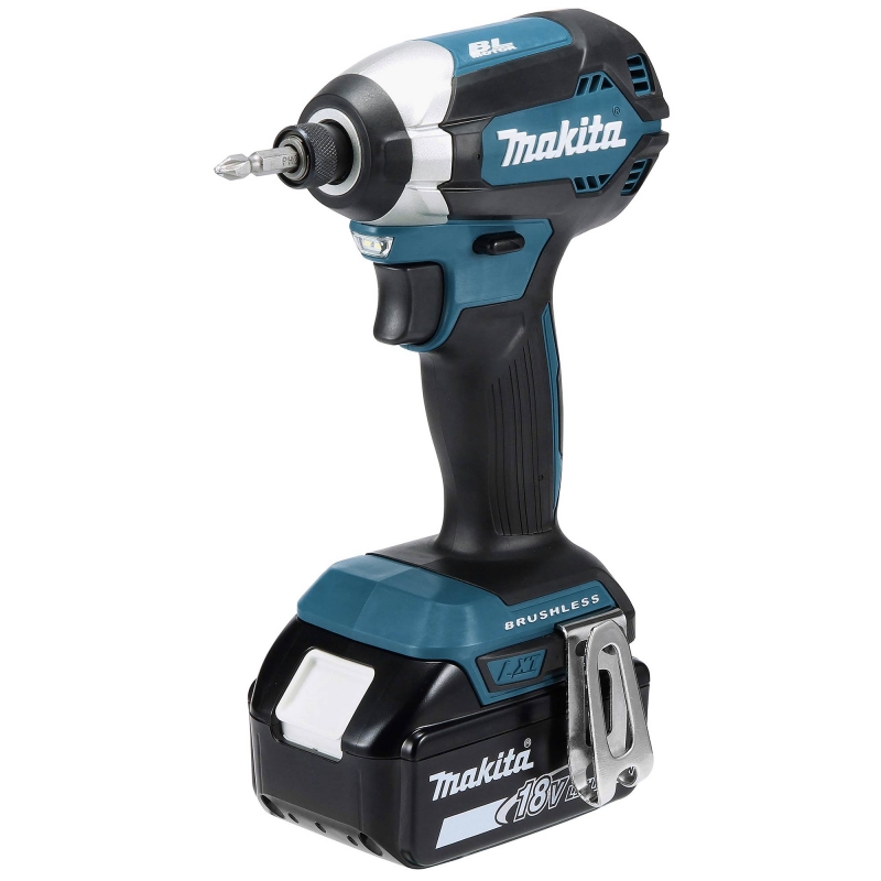 MAKITA MAKITA DLX2507TJ 18v Brushless Combi/Impact Driver Twin Pack with 2x5ah Batteries