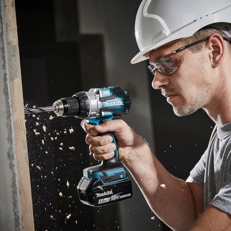 MAKITA MAKITA DLX2507TJ 18v Brushless Combi/Impact Driver Twin Pack with 2x5ah Batteries