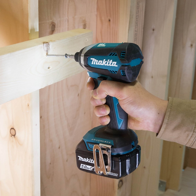 MAKITA MAKITA DLX2507TJ 18v Brushless Combi/Impact Driver Twin Pack with 2x5ah Batteries