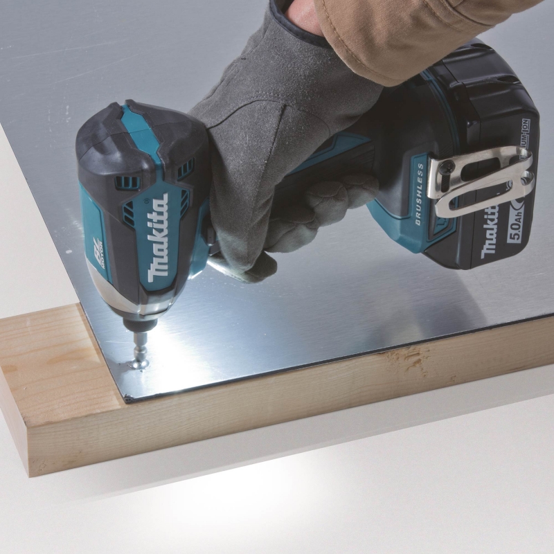 MAKITA MAKITA DLX2507TJ 18v Brushless Combi/Impact Driver Twin Pack with 2x5ah Batteries