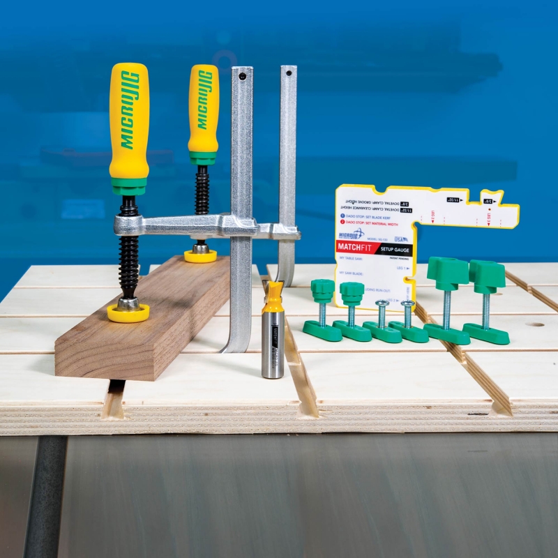 MICROJIG MICROJIG DVC-1177K2 MATCHFIT Dovetail Clamp Pro Pack