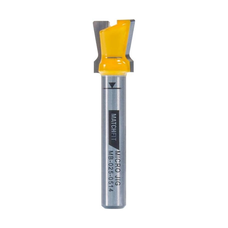 MICROJIG MICROJIG MB-025-0514 MATCHFIT Dovetail Router Bit 1/4
