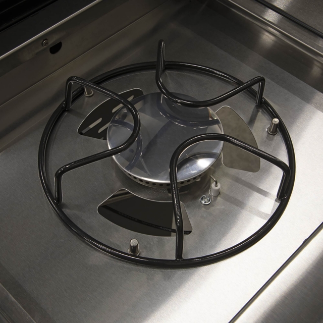 DELLONDA Dellonda 4+1 Burner Deluxe Gas BBQ Grill, Stainless Steel, Side Burner, Ignition