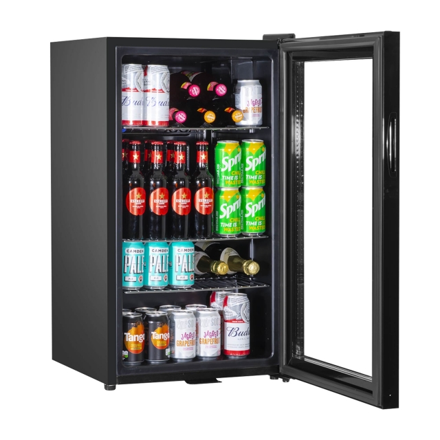 BARIDI Baridi Under Counter Wine/Drink/Beverage Cooler/Fridge, Built-In Thermostat, Light, Security Lock
