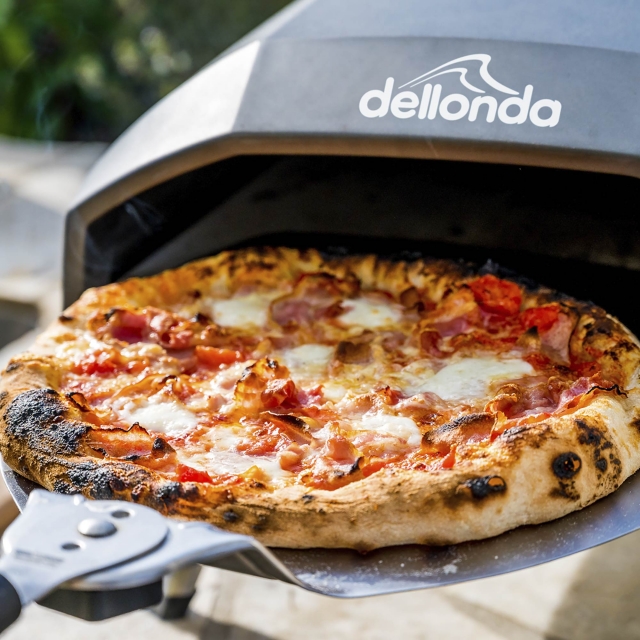 DELLONDA Dellonda Gas Pizza Oven with Gas Regulator, Water Resistant Cover/Carry Bag & 12