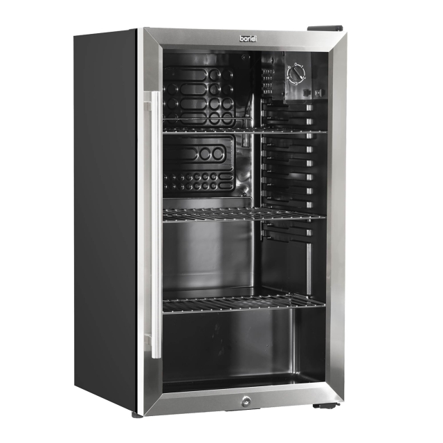 BARIDI Baridi Under Counter Wine/Drink/Beverage Cooler/Fridge, Built-In Thermostat, Energy Class E, 85L