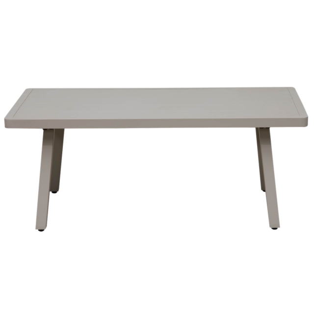 DELLONDA Dellonda Fusion Aluminium 4-Piece Outdoor Sofa, Arm Chairs & Coffee Table Set