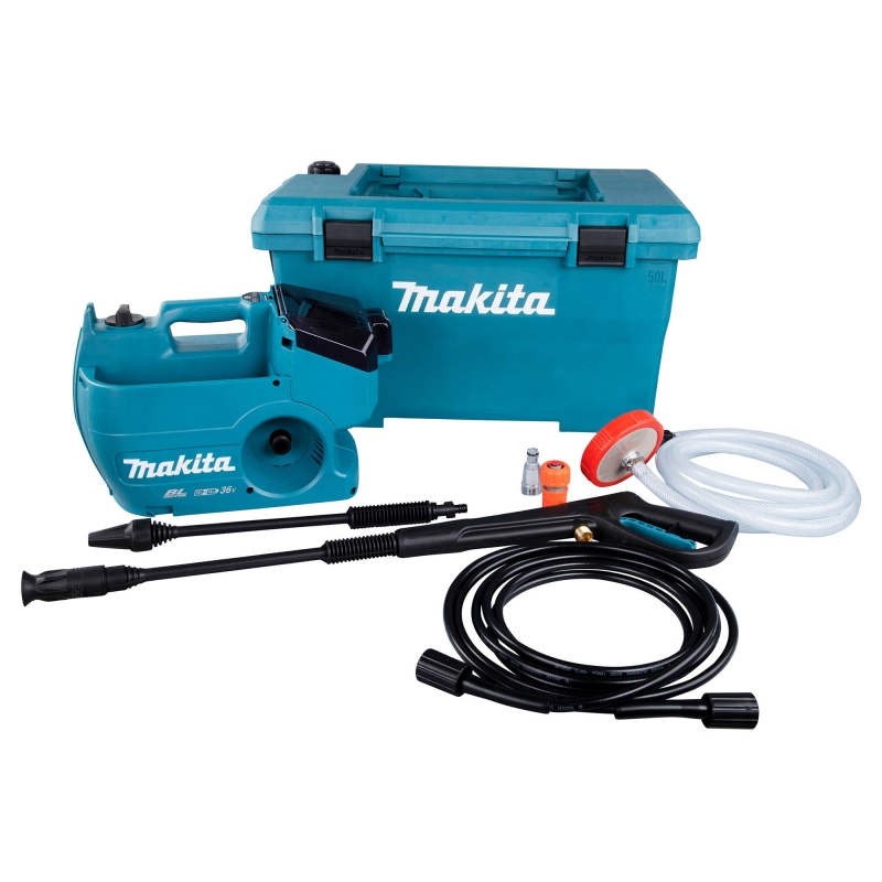 MAKITA MAKITA DHW080PG2 Twin 18v Brushless Pressure Washer with 2x6ah Batteries
