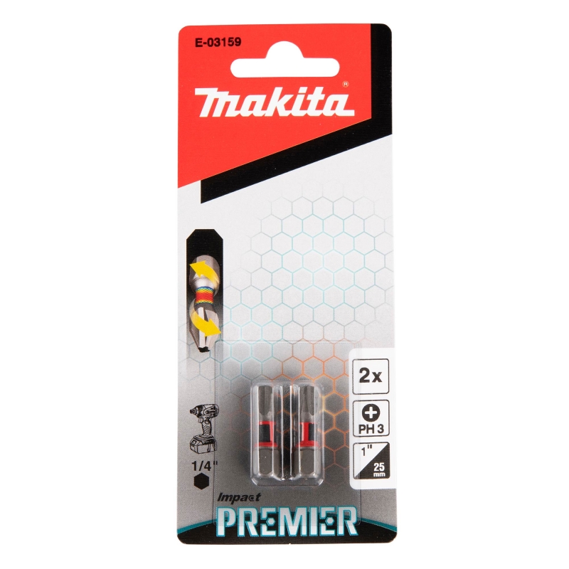 MAKITA MAKITA E-03159 Premier Torsion Bit PH3-25mm