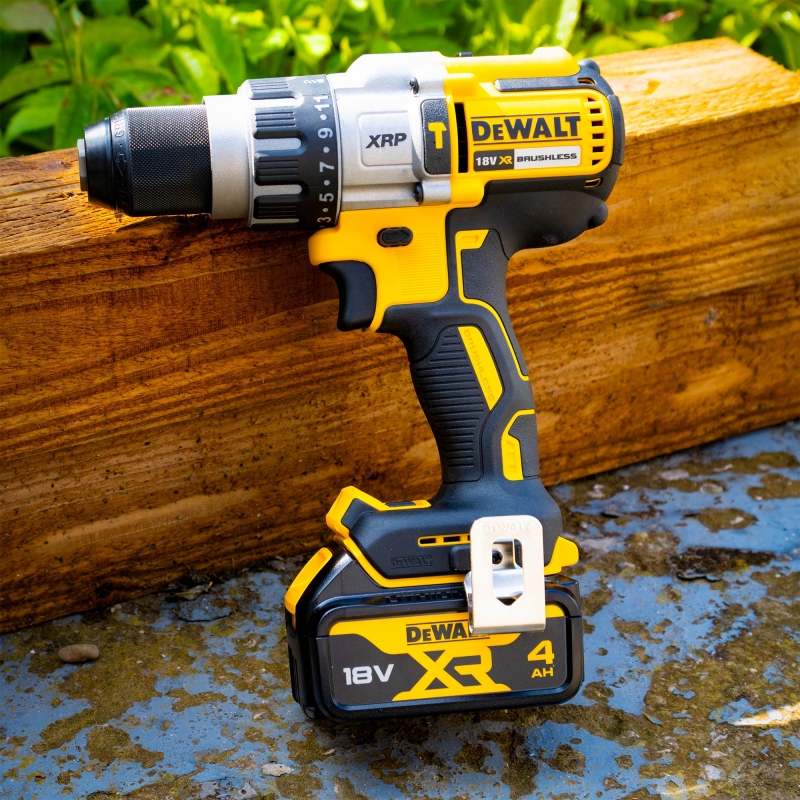 DEWALT DEWALT DCD996M2 18v XR Brushless Combi Drill with 2x4ah Batteries