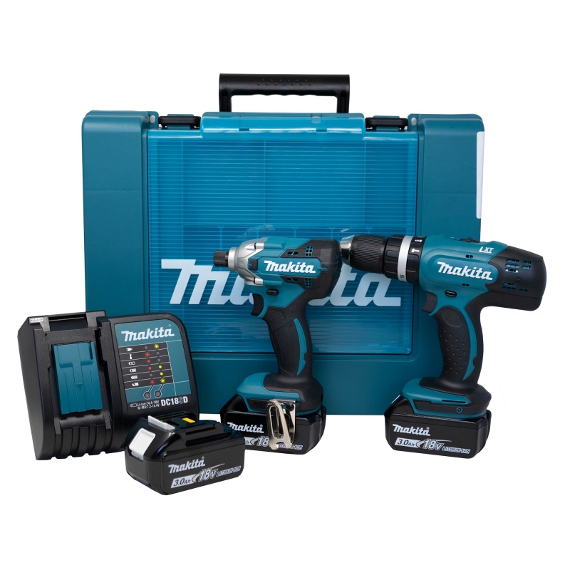 MAKITA MAKITA DLX2336SF3 18v DHP453/DTD156 Twin Pack with 3x3ah Batteries