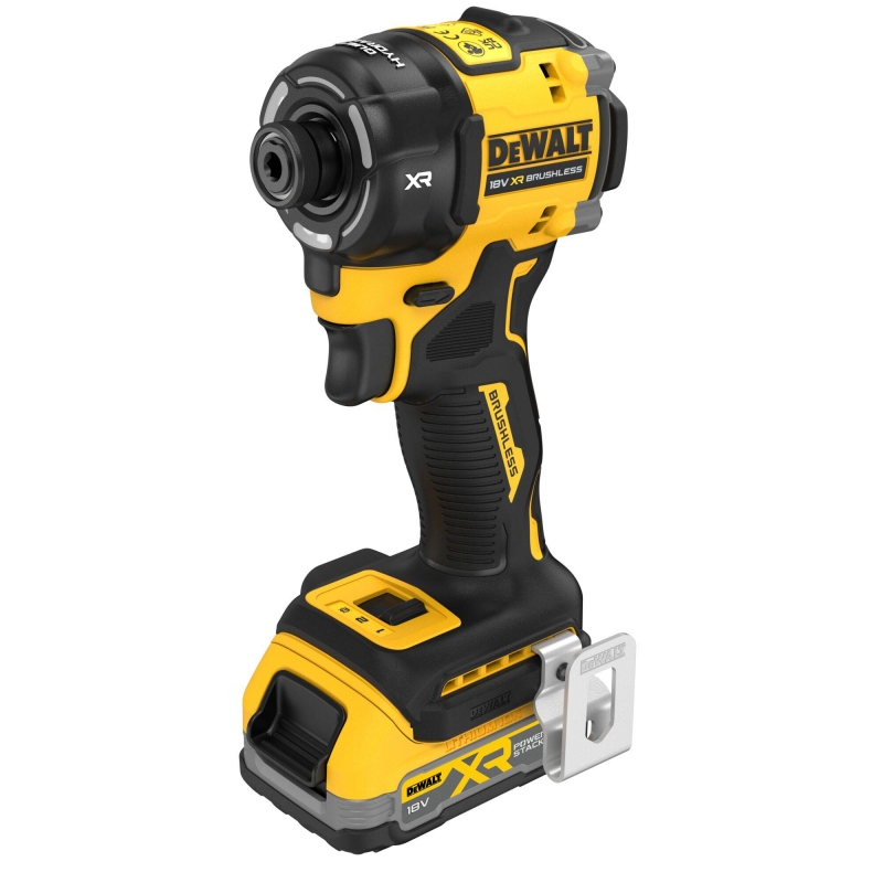 DEWALT DEWALT DCF870E2T 18v Brushless Hydraulic Impact Driver with 2x1.7ah Powerstack Batteries