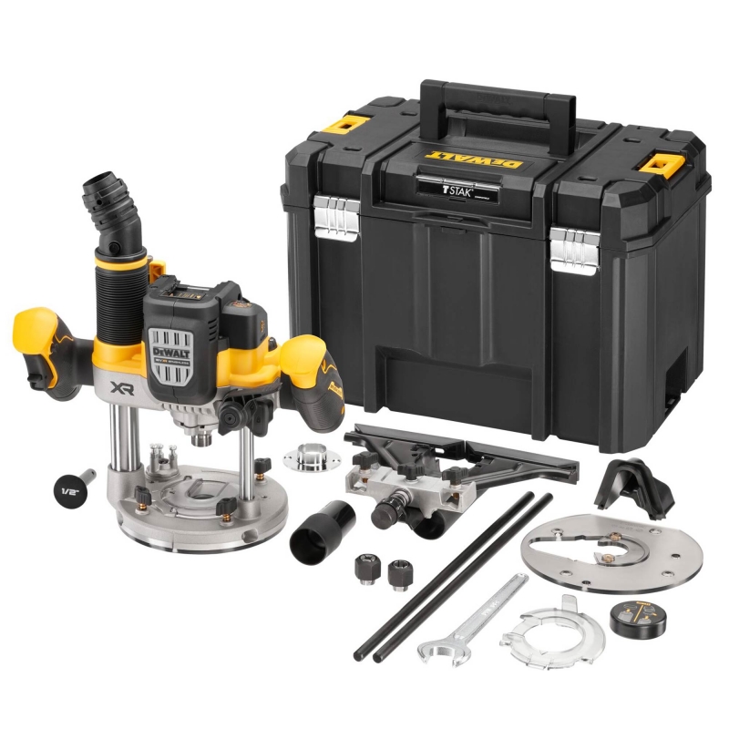 DEWALT DEWALT DCW620NT 18v Brushless 12mm Router BODY ONLY with Tstak Case
