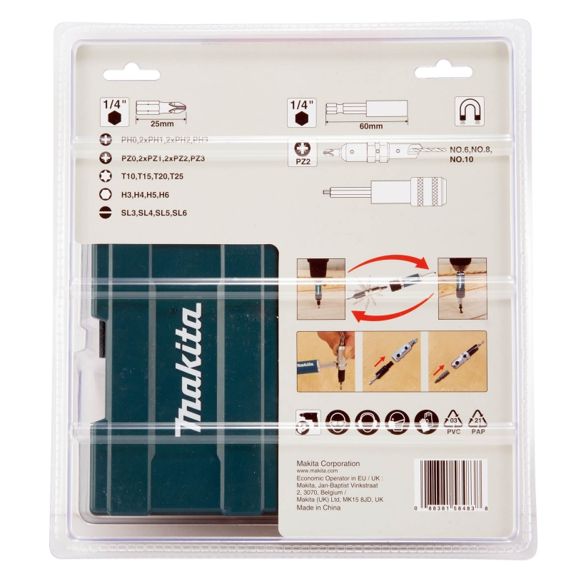 MAKITA MAKITA D-73477 29 Piece Drill & Drive Bit Set