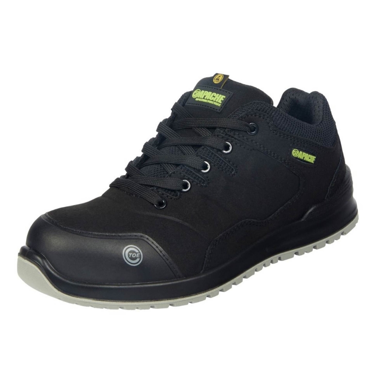 APACHE APACHE BRAMPTON Black Suede Trainers