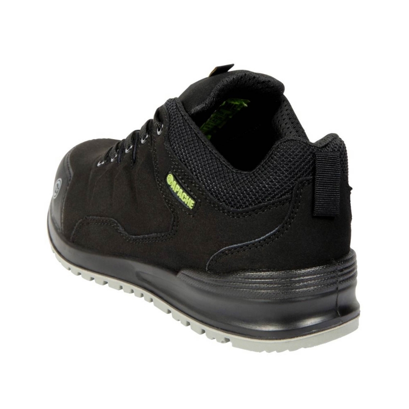 APACHE APACHE BRAMPTON Black Suede Trainers