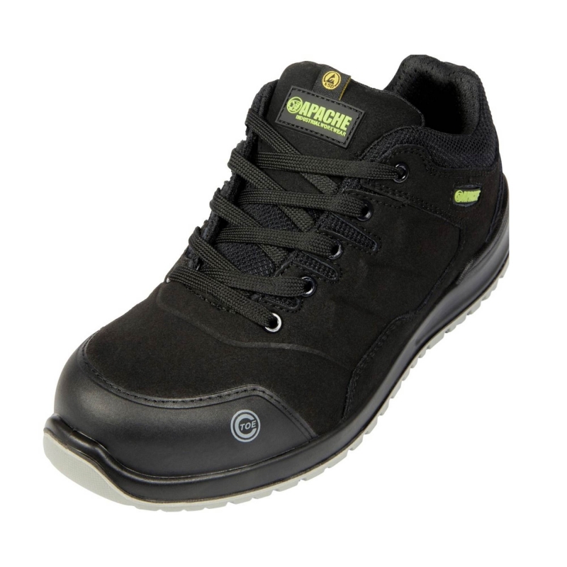 APACHE APACHE BRAMPTON Black Suede Trainers