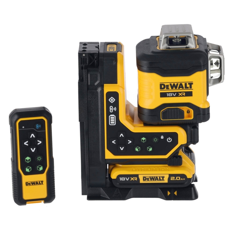DEWALT DEWALT DCLE34035D1 18v Green Cross Line Laser with 1x2ah Battery