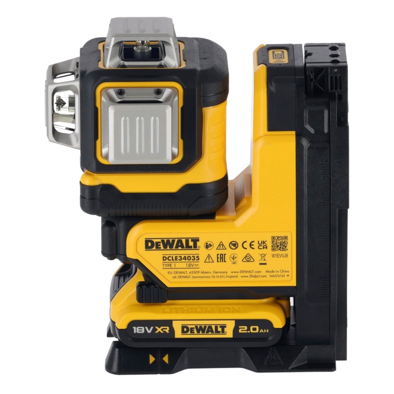 DEWALT DEWALT DCLE34035D1 18v Green Cross Line Laser with 1x2ah Battery