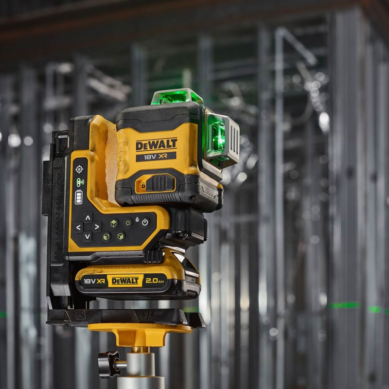 DEWALT DEWALT DCLE34035D1 18v Green Cross Line Laser with 1x2ah Battery
